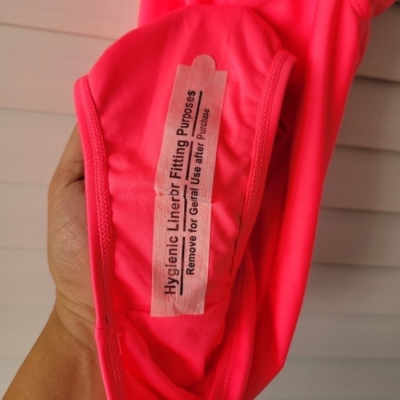 𝅺Cat & Jack Neon Pink One-piece Swimsuit Size XL 14-16 NWOT - Picture 5 of 6